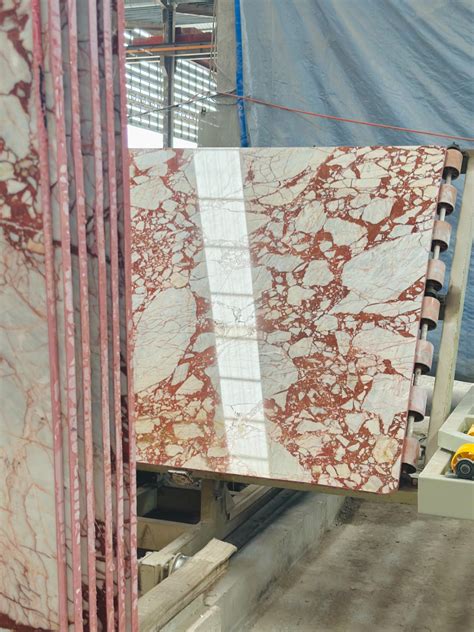 bulgari red marble factory